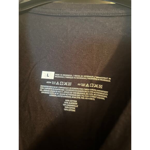 NWOT Men's Cut Black T Shirt Dear Parents-Tag You're It - Teachers Size Large - Picture 4 of 5